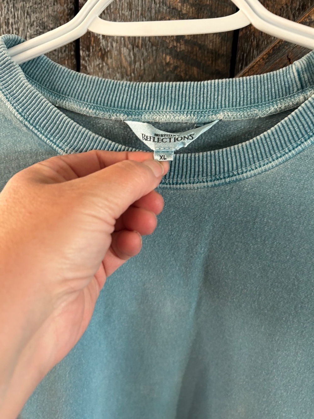 Men's Vintage Northern Reflections Crewneck Faded Turquoise - Picture 3 of 3